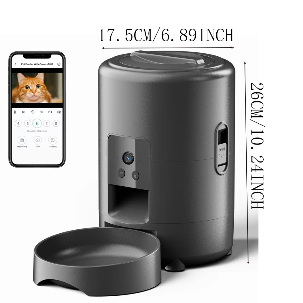 Pet Automatic Feeder with Timer and Wifi
