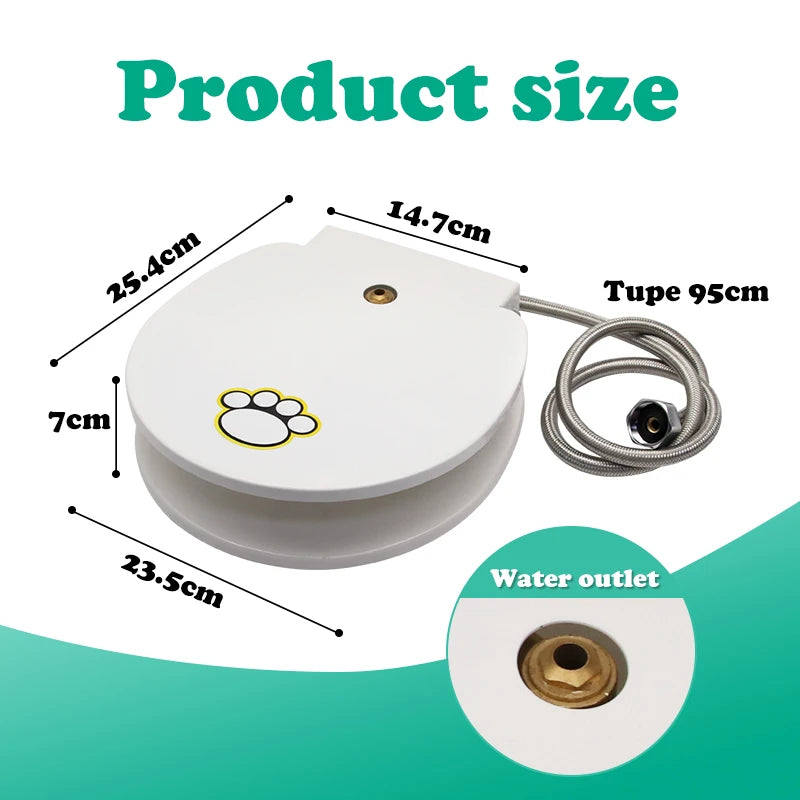 Dog Outdoor Automatic Water Fountain Self Pedaling Device