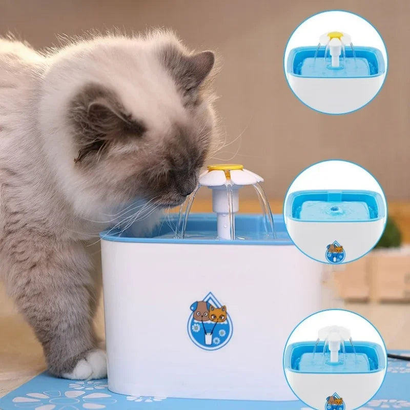 Pet Water Dispenser For Cats and Dogs with Electrical Fountain