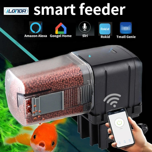 Automatic Aquarium Fish Tank Feeder With Timing or Wifi
