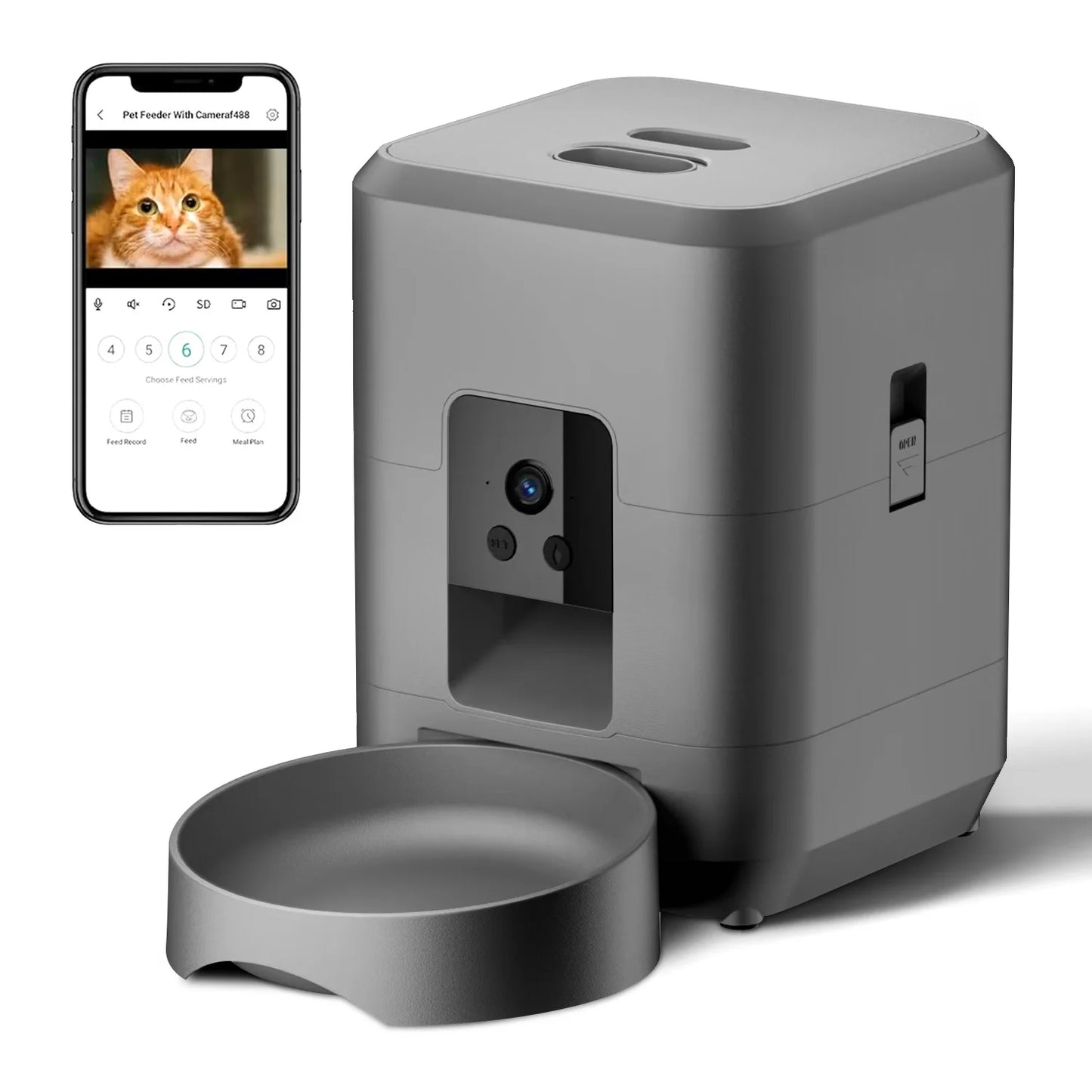 Pet Automatic Feeder with Timer and Wifi