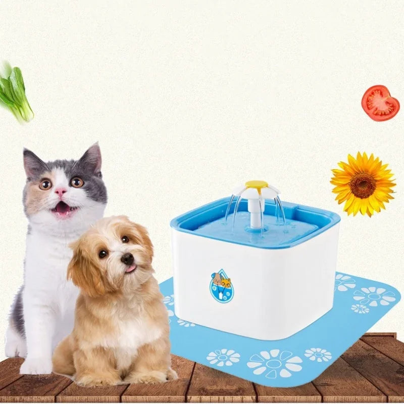 Pet Water Dispenser For Cats and Dogs with Electrical Fountain