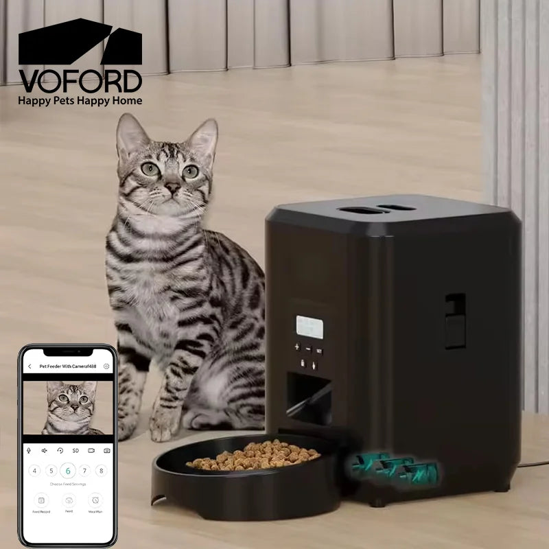 WiFi Automatic Cat Feeder with Camera And Night Vision