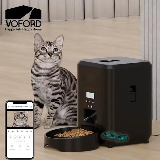 WiFi Automatic Cat Feeder with Camera And Night Vision