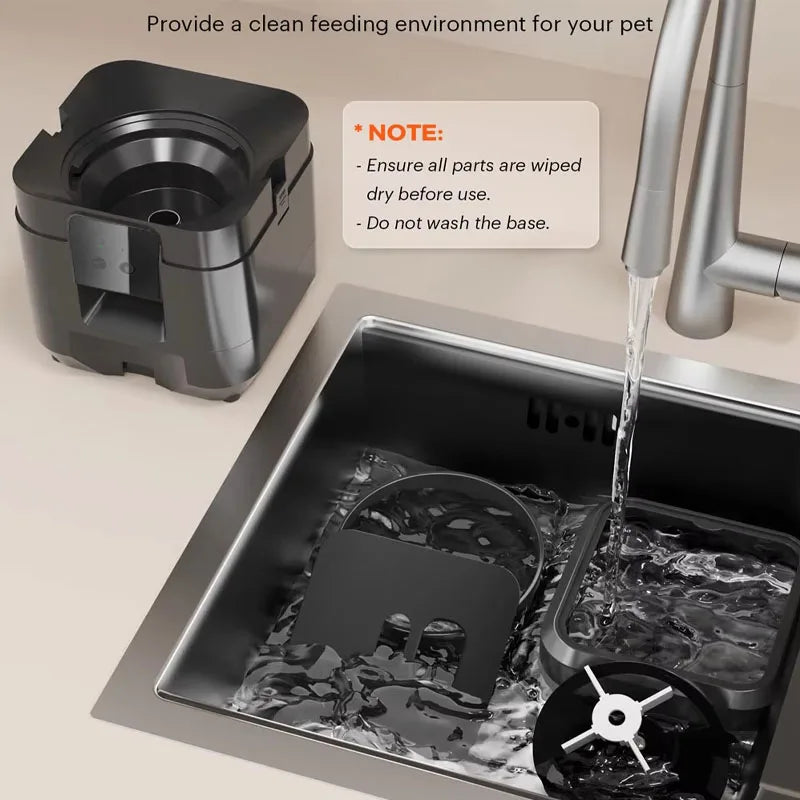 Smart Pet Feeder With Automatic WIFI Food Distributor