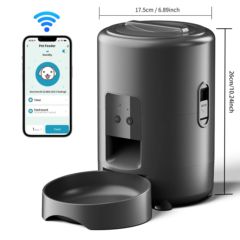 Pet Automatic Feeder with Timer and Wifi