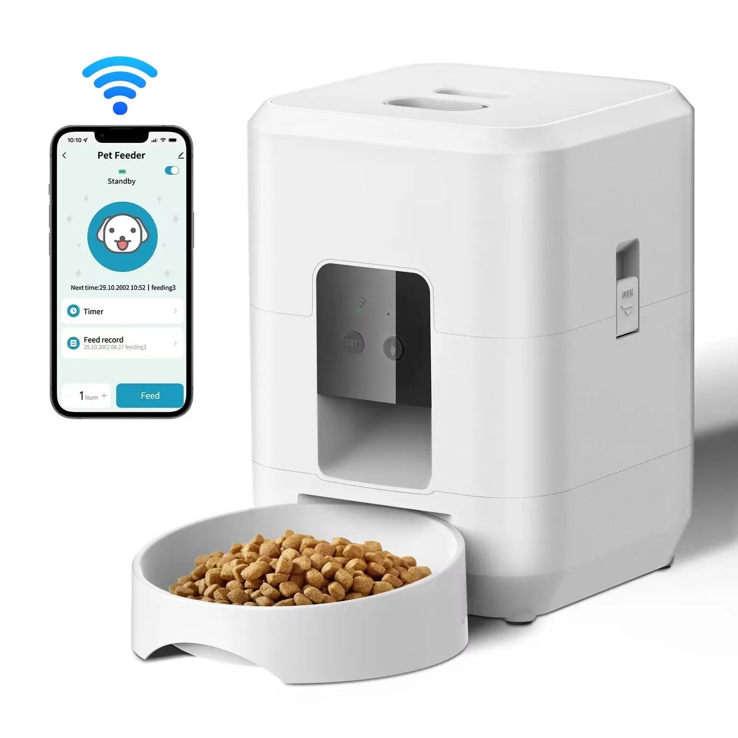 Pet Automatic Feeder with Timer and Wifi