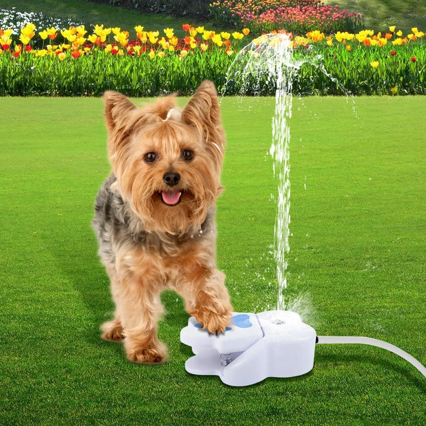 Dog Water Step On Fountain Toy