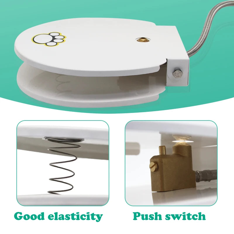 Dog Outdoor Automatic Water Fountain Self Pedaling Device