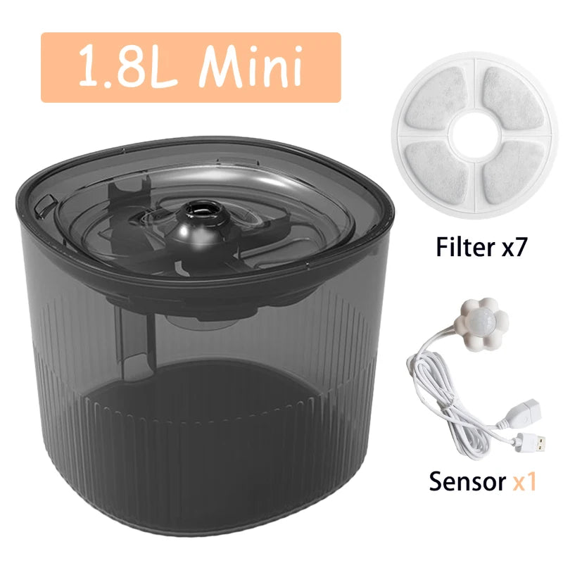 Water Fountain For Cats With Automatic Circulating Filter