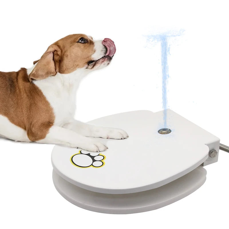 Dog Outdoor Automatic Water Fountain Self Pedaling Device