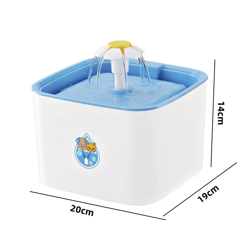 Pet Water Dispenser For Cats and Dogs with Electrical Fountain