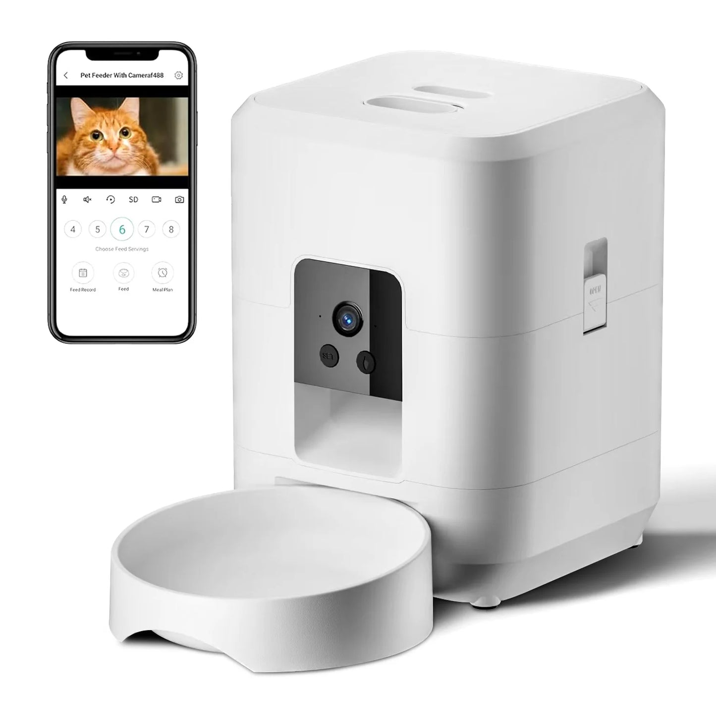 Pet Automatic Feeder with Timer and Wifi