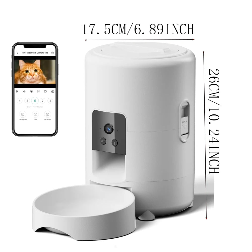 Pet Automatic Feeder with Timer and Wifi